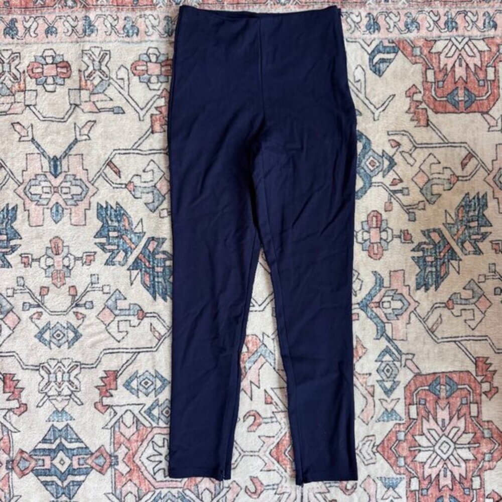 Fabletics Ponte Skinny Zip Split Pant - size Small / 6 NWT